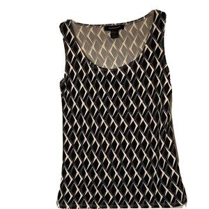 ashley stewart black top sleeveless size 12